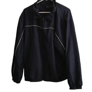 Tek Gear Navy Blue Collared Jacket Size XL